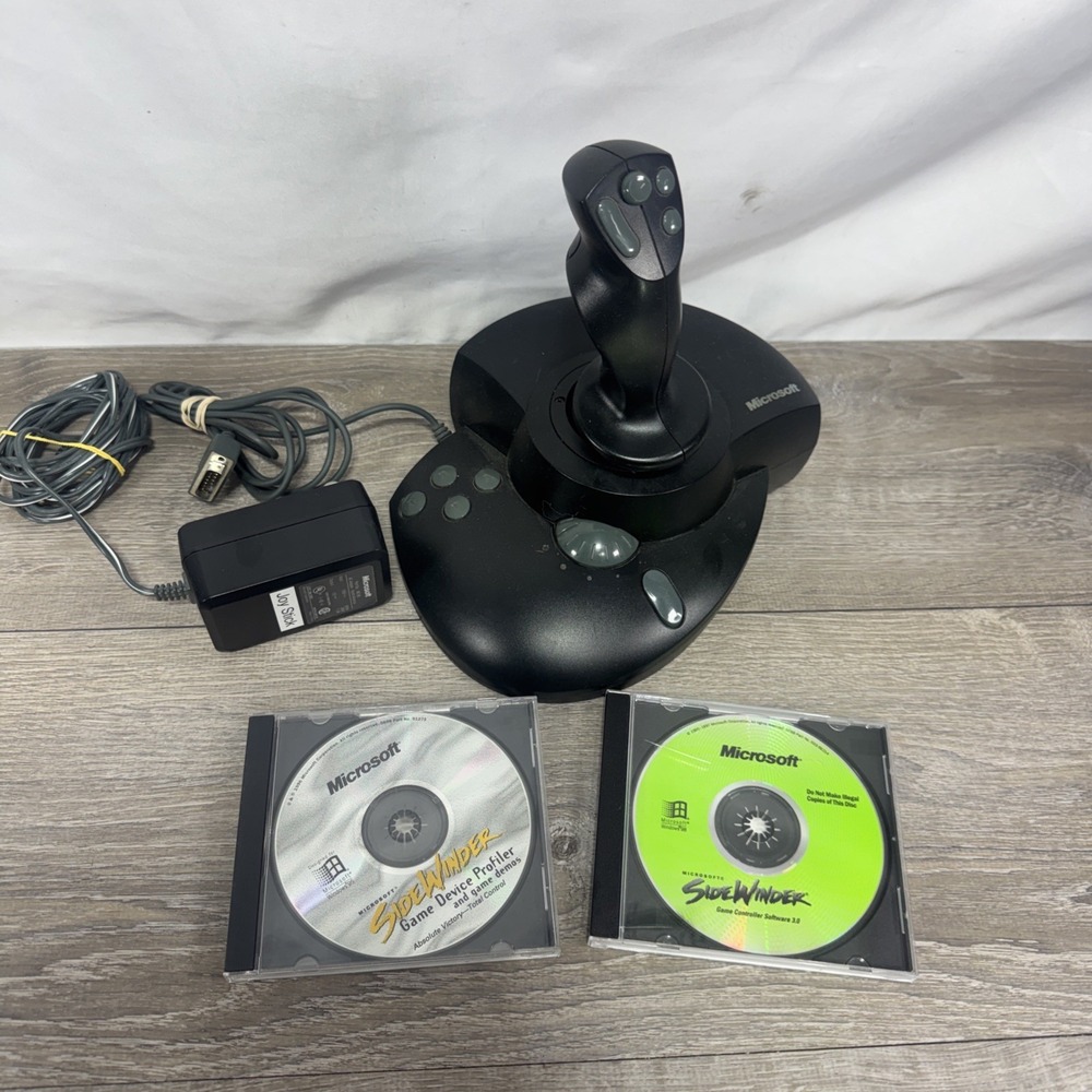 Microsoft SideWinder Precision Pro Joystick And Software
